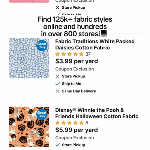 Shop hundreds of fabrics in over 800 stores, plus new yarn styles, notions, embroidery & sewing faves. | Michaels Stores