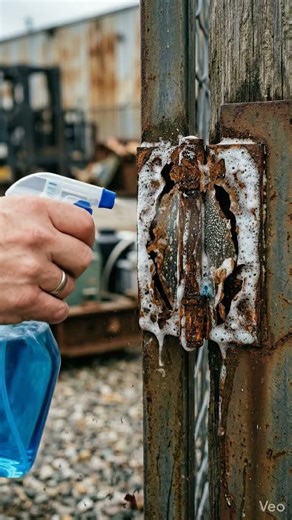 Rusty Gate Hinge Restoration | Before & After Transformation 🚪