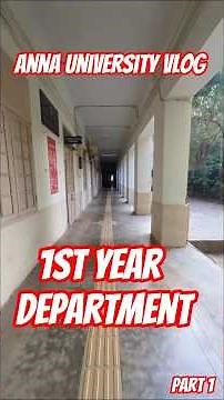 Anna university|part 1|CEG|ACT|1st year department Vlog|#annauniversity #tneacounselling #campustour