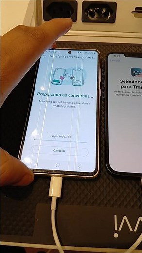 How to transfer data from Samsung to iPhone without losing WhatsApp conversations.