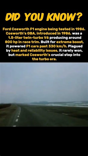 Ford Cosworth F1 engine sounded absolutely insane #history #formula1 #f1 #shorts