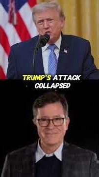 Trump Tried to INSULT Colbert — Then This Happened 😳🔥 #Shorts