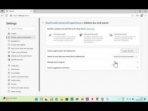 How to change the default search engine to Google in Microsoft Edge on Windows 11