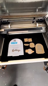 💐 This acrylic sign will streamline the checkout process for fellow small business and let customers know where they can connect on social. IG: @redheaddesignshop Learn more about starting your own business with your Glowforge printer here: https://bit.ly/3KY7xvs | Glowforge