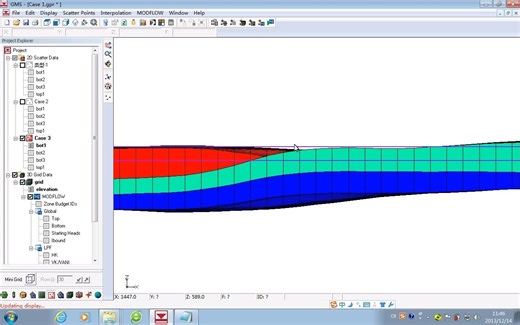 05 GMS - 地层插值-Modflow地下水建模操作