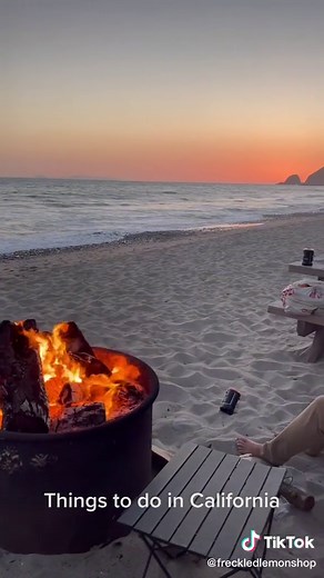 Beach Camping Adventure in Malibu
