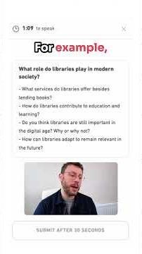 High-Scoring Read and Speak Answer | DET