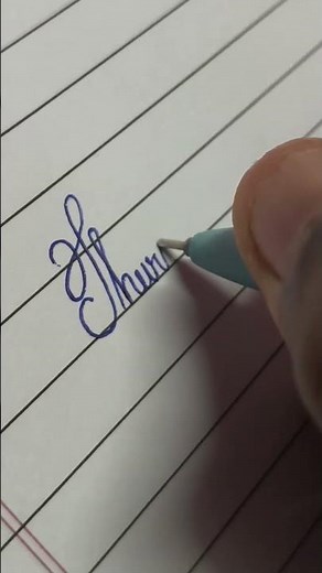 Cursive Handwriting #calligraphy #handwriting