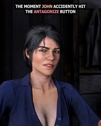 John hits the antagonize button during the cutscene
