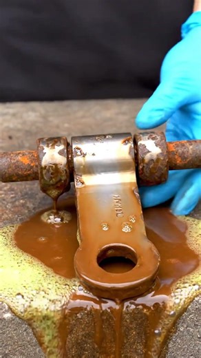 INSANE Lime Green Foam MAGIC! Rust DISAPPEARS from Vintage Gate Latch! 🔥