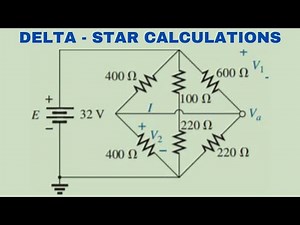 DELTA- STAR ARRANGEMENT PROBLEMS (SOLVED EXAMPLES)- FAST AND EASIER APPROACH #knust #engineering