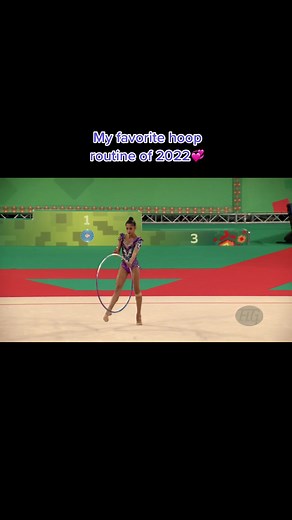 2022 Rhythmic Gymnastics Hoop Routine by Sofia Raffaeli