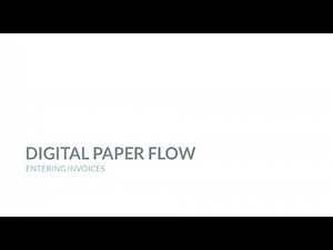 DPF Entering Invoices