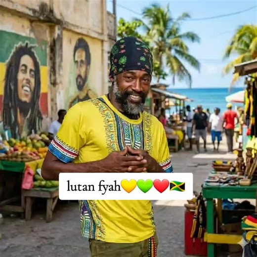 ❤️💛💚🇯🇲 Lutan Fyah was born Anthony Martin, and the name “Lutan” comes from a word meaning strength and endurance, while “Fyah” represents the purifying fire of truth in Rastafari culture. So his name symbolizes burning away corruption and standing strong for righteousness. 🎤 Because of this message-driven identity, many of his songs focus on conscious reggae themes like spirituality, social justice, and African pride. Before becoming famous, Lutan Fyah studied at the Edna Manley College of 