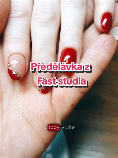 Předělávka nehtů z Fast studia. #nehty #nehtynove #faststudio #nailsoftiktok