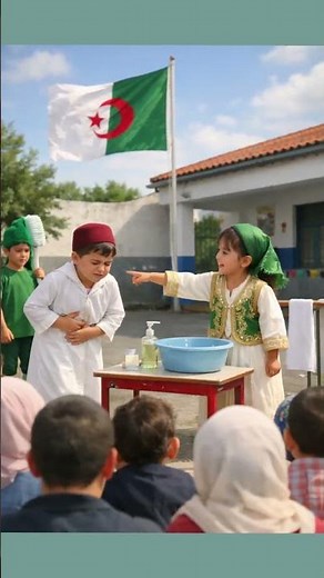 5 مسرحيات قصيرة ومكتوبة ليوم العلم 16 أفريل (للتحضيري والابتدائي) 🇩🇿🎭 تحضيري وسنة اولى