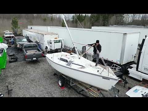 Solo Mast Raising Jig - Hunter 23 Mast Raising