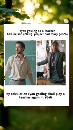 Ryan Gosling: From Troubled Teacher in Half Nelson to Epic Space-Saving Hero in Project Hail Mary!”
