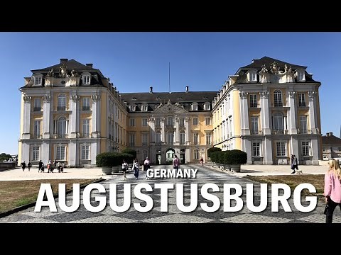 Schloss Augustusburg, impressive baroque - rococo palace in Brühl, Germany.