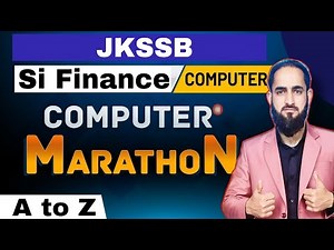 Computer Marathon Class for All JKSSB Exams
