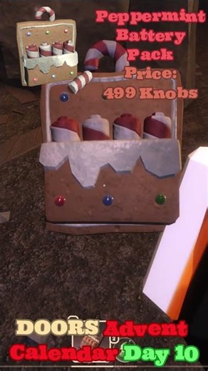 🔋 Roblox DOORS Advent Calendar Day 10 Item Skin Showcase! #roblox #robloxsdoors