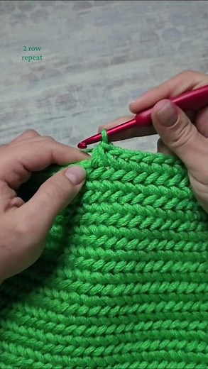 Herringbone Stitch 2 Row Repeat Crochet Pattern | Crochet Stitches #crochettutorial #easycrochet
