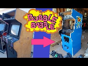 Bubble Bobble Arcade Restoration Part 1 - Restoring The Cabinet 🫧🫧🫧