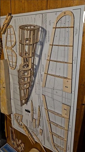 guillows p40 warhawk build | #woodworking #woodwork #wood