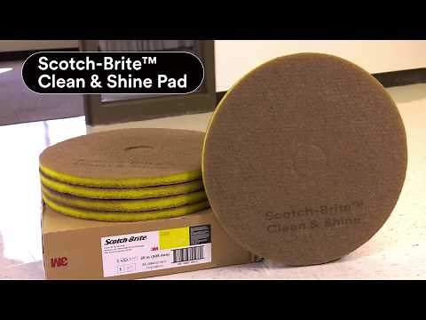 Technical Demonstration of Scotch-Brite™ Clean & Shine Pad from 3M