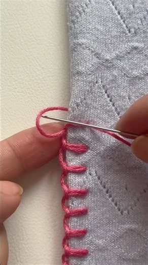Easy Hand Embroidery Blanket Stitch Border Tutorial for Beginners