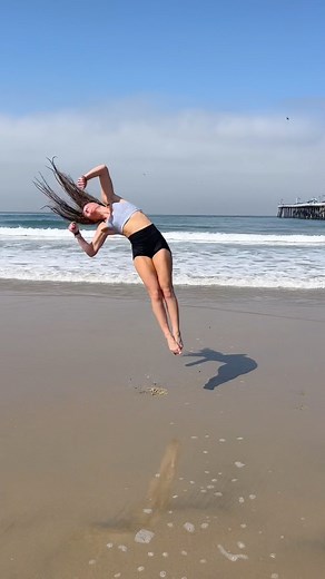 lauren on Instagram: "thank you all for 150k!! such a crazy milestone and i definitely can’t comprehend how many people that actually is but i’m so grateful for everyone who watches my videos & supports me🩵 (did not warm up for this so we’re not gonna judge my form) - - - #gymnastics #gymnast #tumbling #tumble #flip #flips #flipping #tricks #stunting #stunt #backflip #fulltwist #backfull #360 #cheer #cheerleading #backhandspring #beach #beachtumbling #beachflips #150k #strength #strengthtrainin