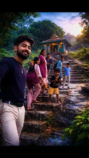 Ugadi Temple Visit After Rain 🌧️ | Unexpected Evening Darshan 🙏 | Beautiful Nature Vibes #vlog