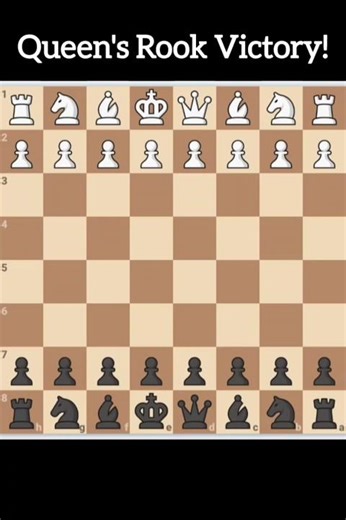 Queen's Rook Victory! #chessgame #checkmate