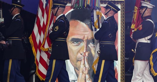 Watch: Steve Amerson sings the national anthem at Charlie Kirk memorial service