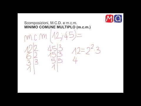Minimo Comune Multiplo