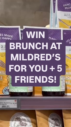 WIN BRUNCH FOR YOU 5 FRIENDS 🥞🎉 You heard us. We’re giving one lucky brunch crew a table at Mildred’s (on us!) — plus goody bags for every guest. Here’s how to enter: 1 Head to @summerhillmarket (or ANY of our amazing stockists- link in bio for the full list!) 2 Pick up Mildred’s Pancake Mix and/or Wild Blueberry Compote 3 Post a photo or story of your haul 4 Tag @mildredstemplekitchen and the retailer you shopped at! ✨ Bonus points if pancakes are involved. 📅 Giveaway closes June 13. Let’s s