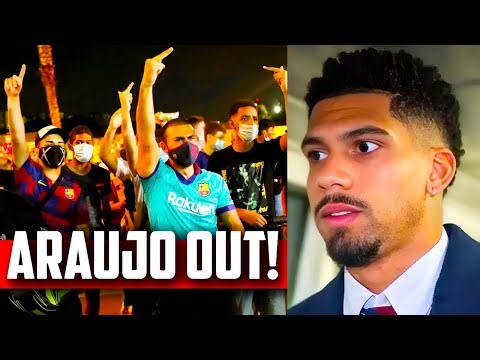 Barça fans HUMILIATE Ronald Araújo in public – His reaction says it all 🤯