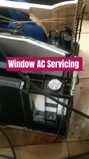 Window AC Servicing #airconditioner #accircuits #ac #rajaairconditiong#trending #windowac