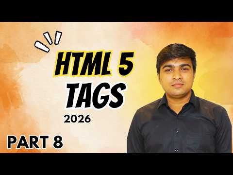 HTML Tags Explained with Examples | Beginner to Advanced #8