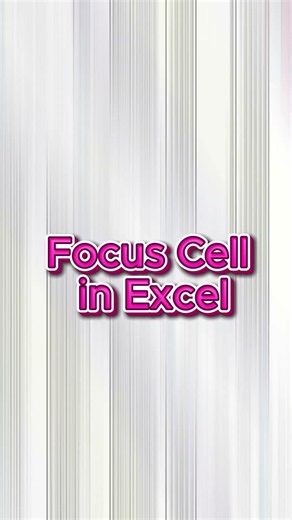 Highlight rows and columns instantly in Excel 🚀 #excel #exceltutorial