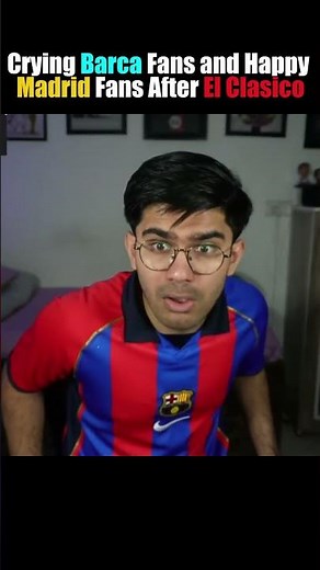 Crying Barca Fans and Happy Madrid Fans Reaction After El Clasico #barcelona #realmadrid #laliga