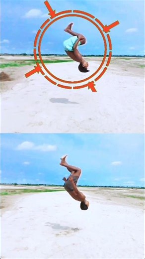 Back flip Tutorial 🤸‍♂️ | Pro vs Normal🔥#stunt​ #fliptutorial​ #gymnastics​ #shortvideo#