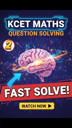kcet maths 2026 #kcet #mathsquestions #maths