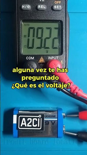 ¿QUÉ ES EL VOLTAJE? #tecnologia