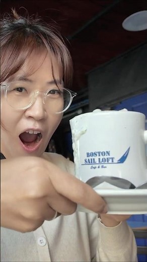 North Korean Defector Tries Clam Chowder (Unexpected Ending) #ina #shorts #northkorea #food