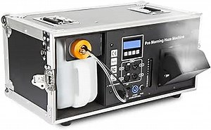 Halloween Fog Machine, 6 LED Lights&4 Colors Effect, Professional Smoke Machine Remote Control for Parties Holidays Wedding and Stage Effect (1200W)