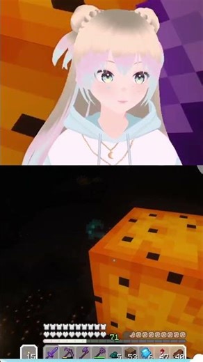 ..he's like a baby WARDEN?! #minecraft #origins #vtuber #deeperdark