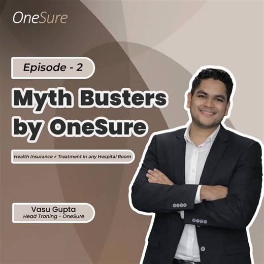 You buy an insurance policy thinking you’re fully covered and later at the time of claim you discover there are clauses you never noticed. That’s where most surprises begin. In Ep 2 of the Myth Busters by OneSure, Vasu Gupta explains how certain policy clauses in health insurance, such as the Room Rent Limit, can affect your coverage and why understanding them early is crucial. #MythBuster #HealthInsurance #InsuranceAwareness #OneSure | OneSure