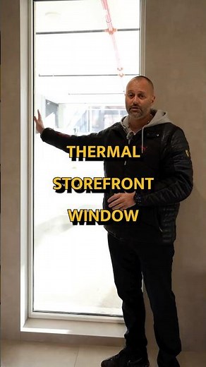 Thermal storefront windows done right.