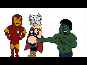 Fat THOR and The Avengers - Funny animation